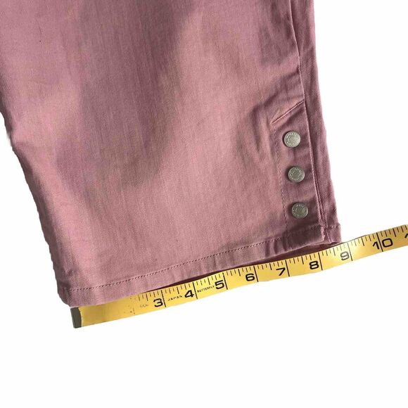 NWT Gloria Vanderbilt Womens Skimmer Capris Pink Sasha 16 All Around Slimming - Picture 10 of 10